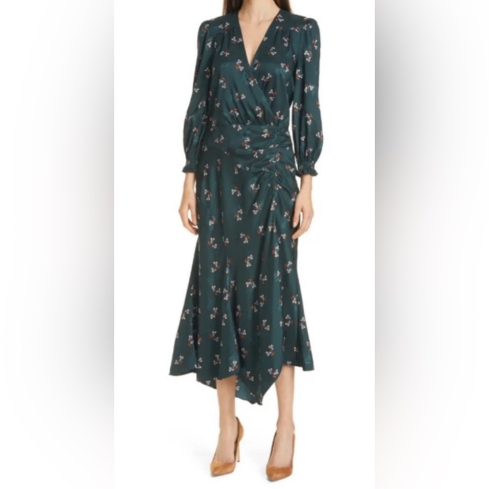 VERONICA BEARD Dress Yasmeen
Bouquet Print Midi Sz 16